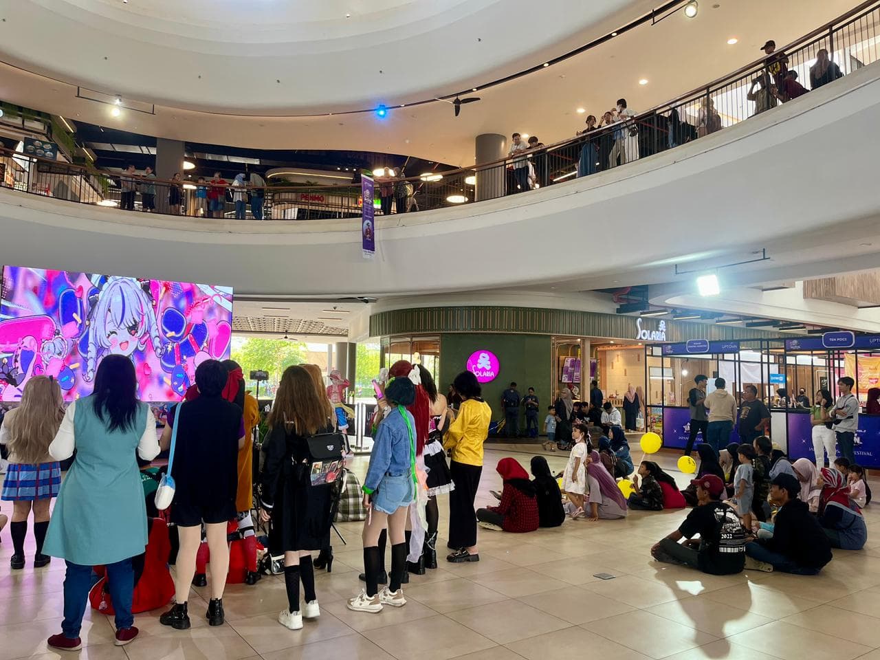 Event stage with professional lighting