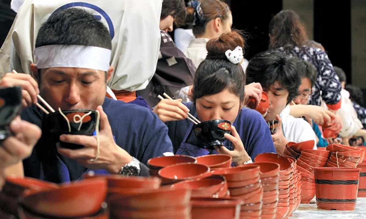 Japanese Food Eating